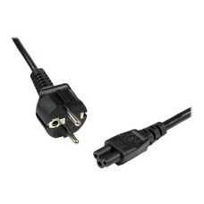 StarTech.com 2m (6ft) Laptop Power Cord, EU Schuko to C5, 2.5A 250V, 18AWG, Notebook / Laptop Replacement AC Cord, Printer/Power Brick Cord, Schuko CEE 7/7 to Clover Leaf IEC 60320 C5
