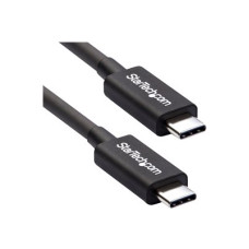 StarTech.com 50cm (1.6ft) Thunderbolt 3 Cable, 40Gbps, 100W PD, 4K/5K Video, Thunderbolt-Certified, Compatible w/ TB4/USB 3.2/DisplayPort
