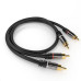 PremiumCord HQ stíněný kabel 2x CINCH-2x CINCH M/M 1,5m