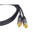 PremiumCord HQ stíněný kabel 2x CINCH-2x CINCH M/M 1,5m