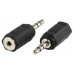 PremiumCord Redukce 3,5mm/M - 2,5mm/F streojack