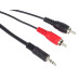 PremiumCord Kabel Jack 3.5mm-2xCINCH M/M 1,5m
