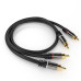 PremiumCord HQ stíněný kabel 2x CINCH-2x CINCH M/M 3m