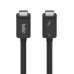 Thunderbolt 4 C-C kabel 2m, černý