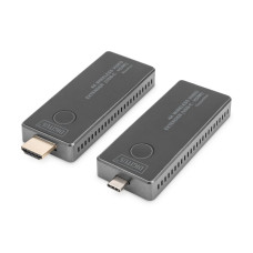 DIGITUS DS-55324 4K Wireless Video Extender Set, 30 m (USB-C - HDMI)