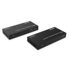DIGITUS DS-55522 HDBaseT KVM Extender Set, 150 m 4K/60Hz, USB 1.1, PoC, IR, černý
