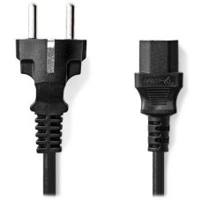 NEDIS napájecí kabel 230V/ přípojný 10A/ konektor IEC-320-C13/ přímá zástrčka Schuko/ černý/ 5m