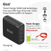 Club3D cestovní nabíječka 100W GAN technologie, 4xUSB-A a USB-C, PD 3.0 Support