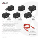 Club3D cestovní nabíječka 65W GAN technologie, 3 porty (2xUSB-C + USB-A), Power Delivery(PD) 3.0 Support