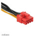 Redukce z 6pin PCIe na 8pin PCIe 2.0 - 10 cm