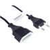 PremiumCord Kabel síťový prodlužovací dvojvidlice 230V 3m