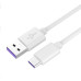 PremiumCord Kabel USB 3.1 C/M - USB 2.0 A/M, Super fast charging 5A, bílý, 1m