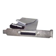 StarTech.com 16in DB25 Parallel Female to IDC 25 Pin Header Slot Plate (PLATE25F16)