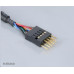 AKASA - USB kabel - 40 cm - prodlužovací interní