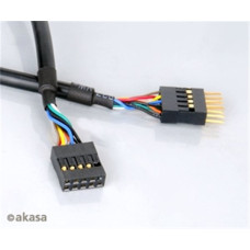AKASA - USB kabel - 40 cm - prodlužovací interní