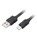 AKASA - USB 2.0 typ C na typ A kabel - 30 cm