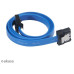 AKASA - Proslim 6Gb/s SATA3 kabel - 50 cm - modrý