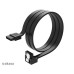 AKASA - Proslim SATA kabel 90° - 50 cm