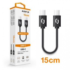 ALIGATOR Datový kabel POWER, USB-C/USB-C, 15cm, černý