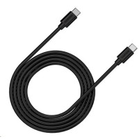 CANYON kabel UC-12, USB-C – USB-C (100W, 20V/5A) 2m, černá