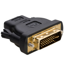 Akyga adaptér DVI-M 24+5/HDMI-F/Duplex/cerná