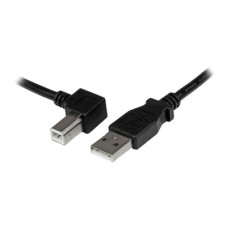 StarTech.com 1m USB 2.0 A to Left Angle B Cable Cord