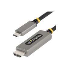 StarTech.com 3ft (1m) USB-C to HDMI Adapter Cable, 8K 60Hz, 4K 144Hz, HDR10, USB Type-C to HDMI 2.1 Video Converter Cable, USB-C DP Alt Mode/USB4/Thunderbolt 3/4 Compatible