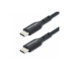 StarTech.com 2m (6ft) USB C Charging Cable, USB-C Cable, USB 2.0 Type-C Laptop Charger Cord, 60W 3A Power Delivery, TPE Jacket, USB-C Data Transfer Cable, M/M