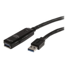 StarTech.com 16.4ft Active USB 3.0 Extension Cable with AC Power Adapter