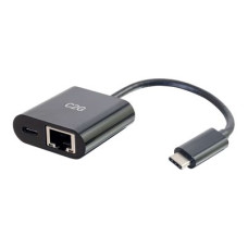 C2G USB C to Ethernet Adapter With Power Delivery