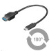 PremiumCord Adaptér USB-C (M) - USB 3.0 A (F), 0,2 m