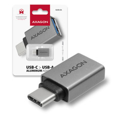 AXAGON RUCM-AFA, USB 3.1 Type-C Male -> Type-A Female ALU redukce