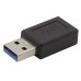 i-tec USB-A (m) to USB-C (f) Adapter, 10 Gbps