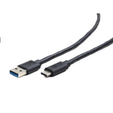 Kabel CABLEXPERT USB 3.0 AM na Type-C kabel (AM/CM), 1m, černý