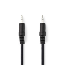 Nedis CAGB22000BK20 - Stereofonní Audio Kabel | 3,5mm Zástrčka - 3,5mm Zástrčka | 2 m | Černá barva