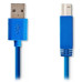 NEDIS kabel USB 3.2/ zástrčka A - zástrčka B/ k tiskárně apod./ modrý/ 3m