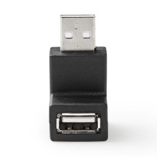 Nedis CCGB60930BK - USB 2.0 Adaptér | USB-A Zástrčka | USB-A Zásuvka | Černá barva