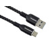 PremiumCord kabel USB-C - USB 3.0 A (USB 3.2 generation 1, 3A, 5Gbit/s) bavlněný oplet a hliníkové konektory 3m