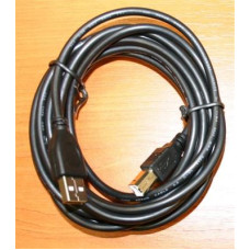 GEMBIRD Kabel CABLEXPERT USB A-B 4,5m 2.0 HQ Black, zlacené kontakty