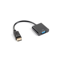 LANBERG adaptér DisplayPort (M) 1.1 na VGA (F) kabel 20cm, černý