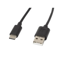 LANBERG USB-C (M) na USB-A (M) 2.0 kabel 1,8m, černý