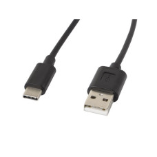 LANBERG USB-C (M) na USB-A (M) 2.0 kabel 1,8m, černý