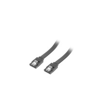 LANBERG SATA III datový kabel (6GB/S) F / F 50cm, kovová západka, černý