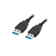 LANBERG USB-A M / M 3.0 kabel 0,5m, černý