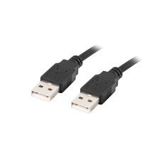 LANBERG USB-A M / M 2.0 kabel 1m, černý