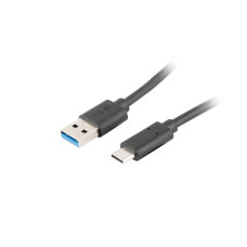 LANBERG USB-C (M) na USB-A (M) 3.1 kabel 1,8m, černý