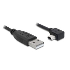 Delock kabel USB 2.0 A-samec > USB mini-B 5-pin samec pravoůhlý, 5 metrů