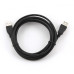 Kabel USB A-A 3m 2.0 prodlužovací HQ Black