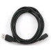 USB Kabel A Male/Micro B Male 2.0 Black HQ 1,8m