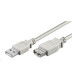 PremiumCord USB 2.0 kabel prodlužovací, A-A, 0,5m